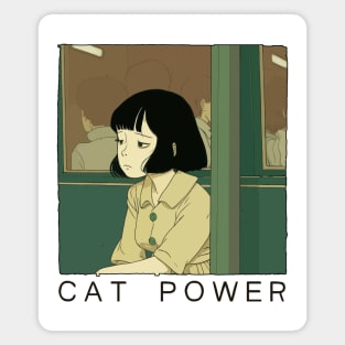 Cat Power ^^^^^^ Fan Art Design Magnet